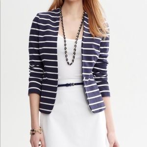 Cute stripe banana republic jacket XS